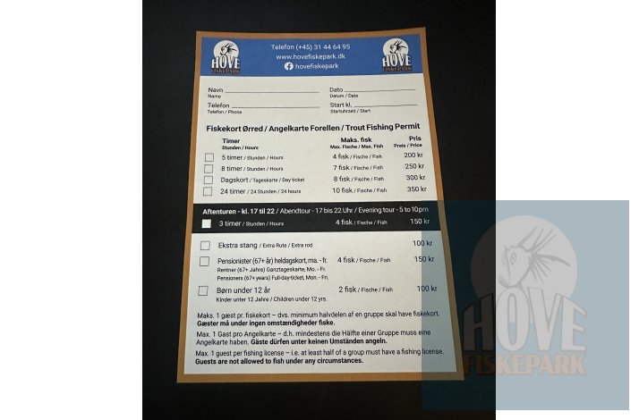 �rredfiskeri 5 timer