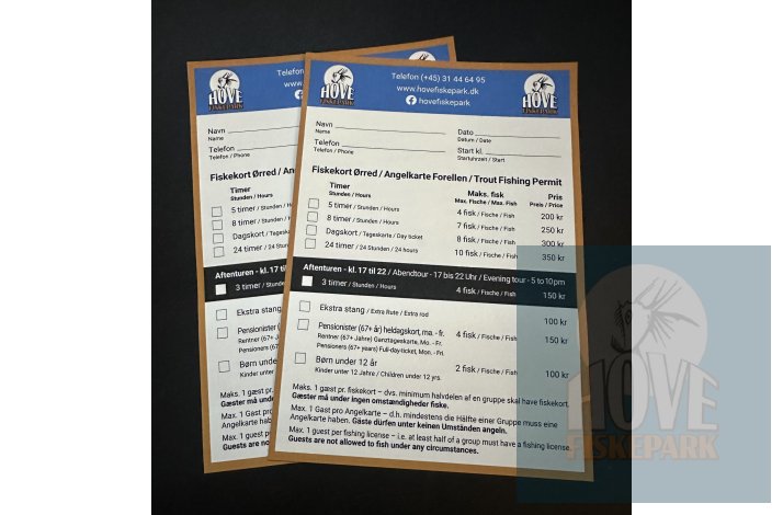 �rredfiskeri 2 x 5 timer