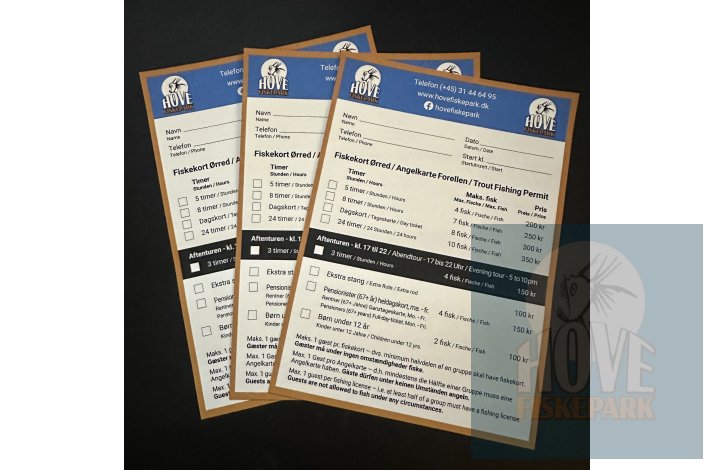 �rredfiskeri 3 x 5 timer