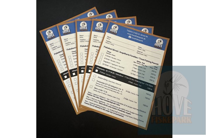 �rredfiskeri 5 x 5 timer